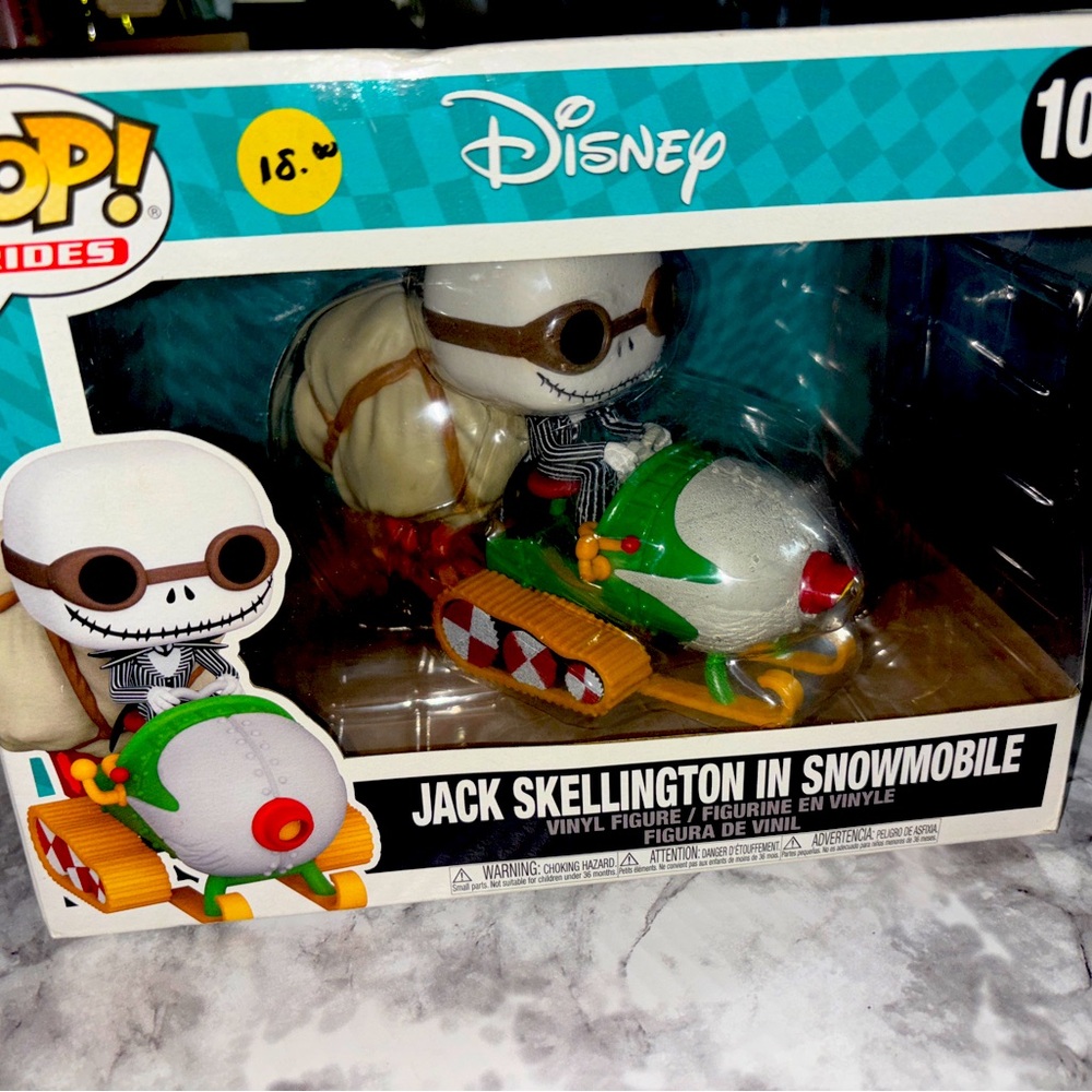 BRAND NEW Funko Pop! Rides: Disney’s TNBC - Jack Skellington in Snowmobile 104
